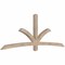 Ekena Millwork Davenport Smooth Timber Gable Bracket, Douglas Fir, 96"W x 36"H x 3 1/2"D x 3 1/2"F, 9/12 Pitch GBW096X36X0404DAV00SDF - alternate 3